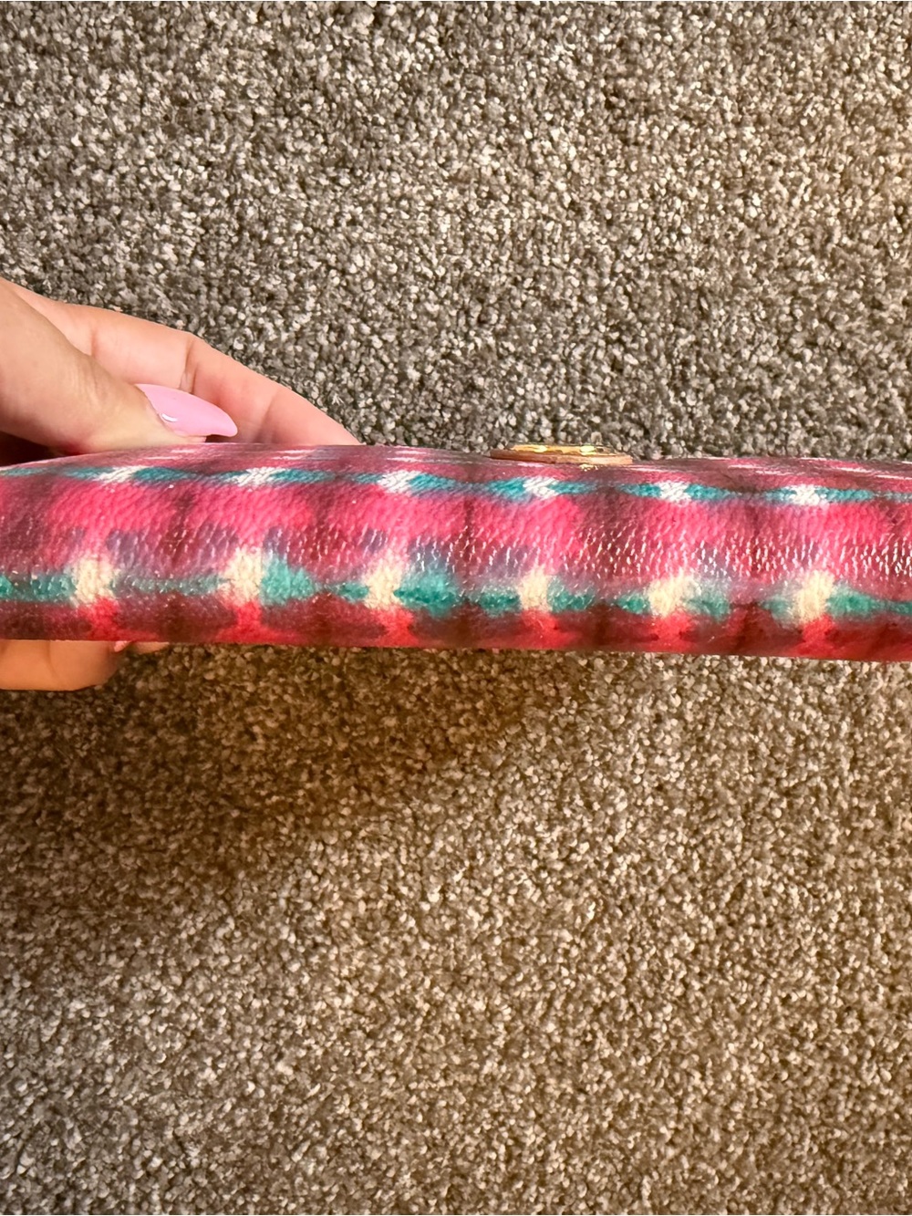 Tory Burch Pink Pink Multicolor Zip Around Wallet Project/Rehab - Picture 5 of 10